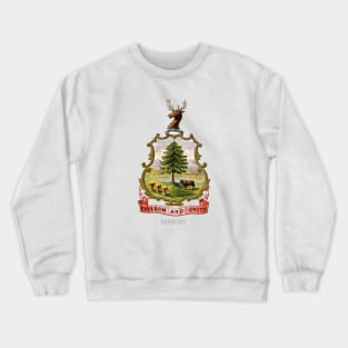 1876 Vermont Coat of Arms Crewneck Sweatshirt